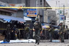 Binh sỹ Philippines. (Nguồn: AFP/TTXVN)