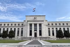 Trụ sở Cục Dự trữ Liên bang Mỹ tại Washington DC. (Ảnh: AFP/TTXVN)