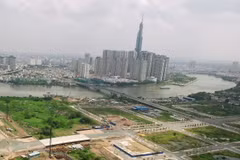 Khu đô thị mới Thủ Thiêm. (Ảnh: Quang Nhựt/TTXVN)