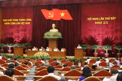 Toàn cảnh Hội nghị Trung ương 7. (Nguồn: TTXVN)