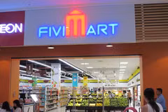 Một trong những điểm bán hàng của Fivimart khi còn hợp tác với Aeon của Nhật Bản. (Ảnh: Đức Duy/Vietnam+)