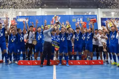 Câu lạc bộ Thái Sơn Nam vô địch giải Futsal thành phố Hồ Chí Minh mở rộng lần 14. (Ảnh: CLB Thái Sơn Nam) 