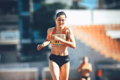 Quách Thị Lan thi đấu bán kết nội dung 400m chạu rào ở Olympic Tokyo 2020 vào lúc 18 giờ 35 tối nay (2/8) (Ảnh: FBNV) 