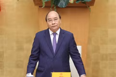 Thủ tướng Nguyễn Xuân Phúc phát biểu. (Ảnh: Thống Nhất/TTXVN)