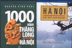 2 trong số 5 tựa sách của nhà Hà Nội học Nguyễn Vinh Phúc nhượng quyền sử dụng cho NXB Trẻ. (Nguồn: TT&VH)