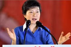 Ứng cử viên Tổng thống Hàn Quốc Park Geun Hye (Ảnh: AFP)