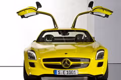 Mẫu xe điện Mercedes SLS AMG E-CELL. (Nguồn: Internet)