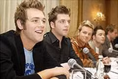 Các chàng trai của ban nhạc Westlife. (Nguồn: Internet)