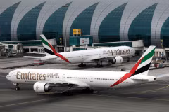 Hoạt động khai thác của các Hãng hàng không Emirates tại Việt Nam bị ảnh hưởng do xung đột Trung Đông. (Nguồn: reuters.com)