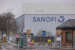 Trụ sở công ty Sanofi tại Frankfurt am Main (Đức). (Ảnh: AFP/TTXVN)