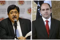 Ông Luis Bedoya và ông Sergio Jadue. (Nguồn: Reuters)