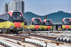 Dự án tuyến đường sắt đô thị Nhổn-Ga Hà Nội đang chờ nghiệm thu để có thể đưa vào vận hành, khai thác thương mại. (Ảnh: PV/Vietnam+)