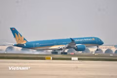 Vietnam Airlines mở thêm đường bay thẳng thường lệ Nha Trang-Busan. (Ảnh: Việt Hùng/Vietnam+)