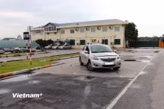 Thi sát hạch lái xe. (Nguồn: Vietnam+)