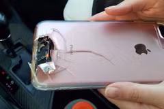 Chiếc iPhone đã cứu sống người phụ nữ trong đêm thảm sát kinh hoàng ở Las Vegas. (Nguồn: lasvegasnow)