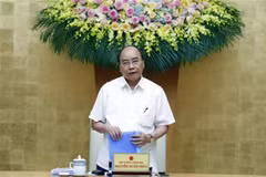 Thủ tướng Nguyễn Xuân Phúc phát biểu. (Ảnh: Thống Nhất/TTXVN)