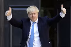 Thủ tướng Anh Boris Johnson. (Ảnh: AP)