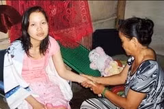 Một cô dâu Việt trở về nước trên xe lăn và bị ngơ ngẩn là đã "may mắn" so với các phụ nữ thiệt mạng, không thể trở về (Nguồn: Internet)