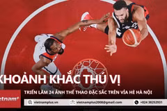 Trưng bày 24 khoảnh khắc thể thao thú vị trên vỉa hè Hà Nội. (Ảnh tư liệu AFP)