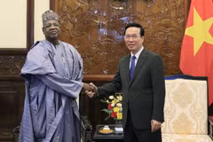 Chủ tịch nước Võ Văn Thưởng tiếp Đại sứ Nigeria tại Việt Nam