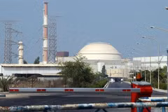 Toàn cảnh nhà máy điện hạt nhân Bushehr của Iran nằm cách thủ đô Tehran 1.200km về phía Nam. (Nguồn: AFP/TTXVN)