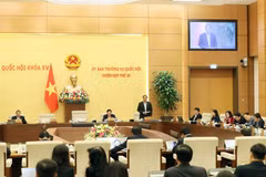 Quang cảnh phiên họp sáng 15/3. (Ảnh: An Đăng/TTXVN)