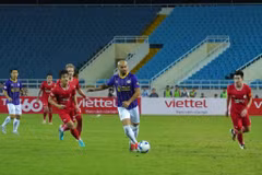 Hà Nội FC chọn "chia tay sớm, bớt đau khổ" với trường hợp của ngoại binh không đạt chất lượng là Keziah Veendorp. (Ảnh: Việt Anh/Vietnam+)
