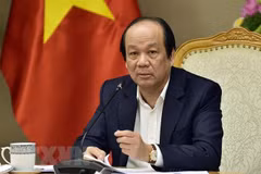 Bộ trưởng, Chủ nhiệm Văn phòng Chính phủ Mai Tiến Dũng. (Ảnh: Dương Giang/TTXVN)