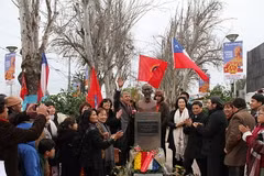 Khánh thành tượng đài Chủ tịch Hồ Chí Minh ở Santiago