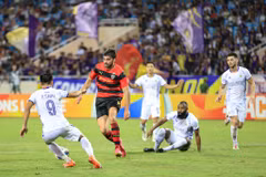 Hà Nội FC nhận thất bại với tỷ số 0-2 trước Câu lạc bộ Pohang Steelers. (Ảnh: Việt Anh/Vietnam+)