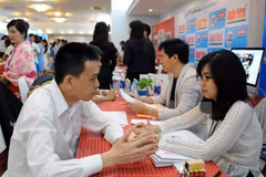 Phỏng vấn tuyển dụng nhân sự. (Ảnh: TTXVN)