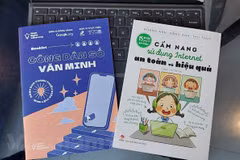 Tài liệu tham khảo cho phụ huynh để hướng dẫn con sử dụng mạng xã hội. (Ảnh: PV/Vietnam+)