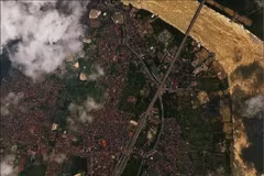 Ảnh chụp từ vệ tinh VNREDSat-1.