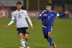 Muller trong trận đấu với San Marino (Ảnh: Nguồn:Dfb.de ) 