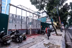 Lô "đất vàng" trên phố Bà Triệu. (Nguồn: Báo Tiền Phong)