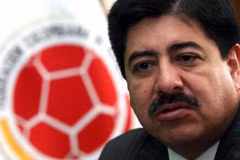 Chủ tịch Liên đoàn Bóng đá Colombia Luis Bedoya Giraldo. (Nguồn: larepublica.pe)