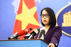 Người Phát ngôn Bộ Ngoại giao Phạm Thu Hằng. (Nguồn: TTXVN)