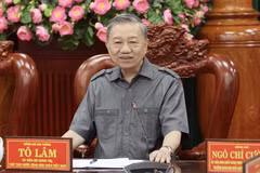 Chủ tịch nước Tô Lâm chủ trì buổi làm việc. (Ảnh: Nhan Sáng/TTXVN)