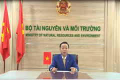 Bộ trưởng Trần Hồng Hà. (Ảnh: CTV/Vietnam+)