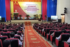 Lễ công bố Quyết định của Thủ tướng Chính phủ công nhận thành phố Bạc Liêu, tỉnh Bạc Liêu hoàn thành chương trình Nông thôn mới. (Ảnh: laodong.vn)