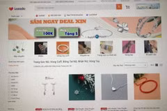 Trang bán hàng trực tuyến Lazada. (Ảnh chụp màn hình)