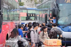 Giá cước vận tải đã được điều chỉnh sau biến động của giá xăng dầu trong thời gian qua. (Ảnh: Hoài Nam/Vietnam+)