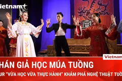 Tìm hiểu nghệ thuật tuồng ngay tại 'cánh gà' sân khấu với tour du lịch "Màn đường"