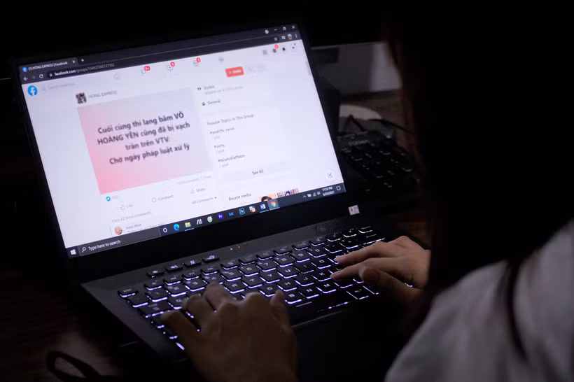 Mạng xã hội đang trở thành một phần không thể thiếu trong cuộc sống. (Ảnh: Minh Hiếu/Vietnam+)
