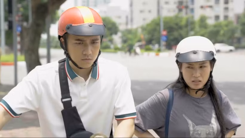 Diễn viên Mạnh Quân và Diễm Hằng trong phim. (Ảnh: VTV)