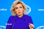 Người phát ngôn Bộ Ngoại giao Nga Maria Zakharova. (Ảnh: TASS/TTXVN)