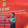 Thiếu tướng Nguyễn Công Bẩy, Phó Cục trưởng Cục Công tác chính trị phát biểu tại buổi lễ. (Ảnh:PV/Vietnam+)