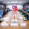  Quang cảnh hội đàm. (Ảnh: Thu Trang/Vietnam+)