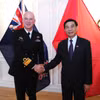 Đại tướng Phan Văn Giang và Chuẩn đô đốc Mathew Williams, Phó tư lệnh Lực lượng Quốc phòng New Zealand. (Ảnh: Thu Trang/Vietnam+)
