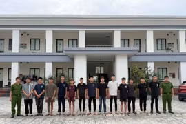 Công an Hưng Yên khởi tố 80 bị can trong vụ gây rối trật tự công cộng. (Ảnh: Công an Hưng Yên)